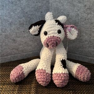 Adorable Plush Cow Toy